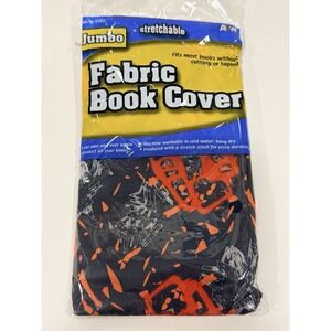 Book Covers Stretch Fabric Adjustable School Textbook Protector Red Graphic